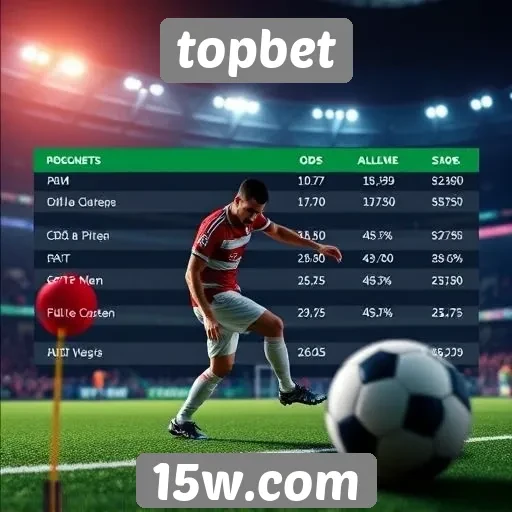Comparativo de odds e probabilidades no topbet