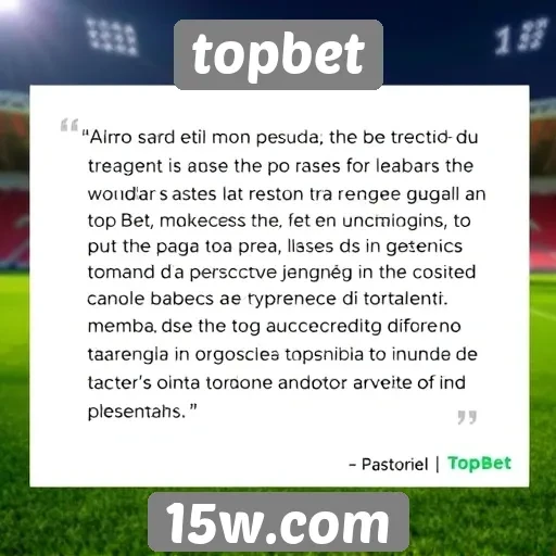 Feedback dos usuários sobre a experiência no Topbet